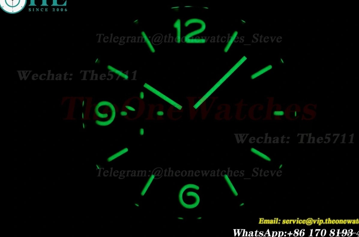 PAM531 VSF Black 44mm Super Clone Luminor Dial P9003 SS LE 0130